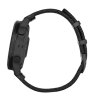 black smartwatch side view